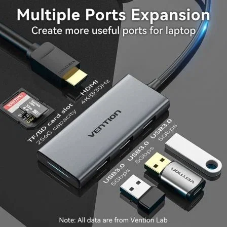 Vention Docking Station USB-C Toohb 1xHDMI 3xUSB Lector de Tarjetas SD/MicroSD Gris Vention Docking Station USB-C Toohb 1xHDMI 3xUSB Lector de Tarjetas SD/MicroSD Gris